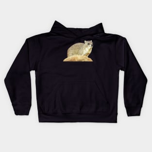 Rock Hyrax - Dassie - Cape Hyrax - Rock Rabbit Kids Hoodie